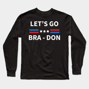 Let's Go Bra-Don Conservative US Flag T-Shirt Long Sleeve T-Shirt